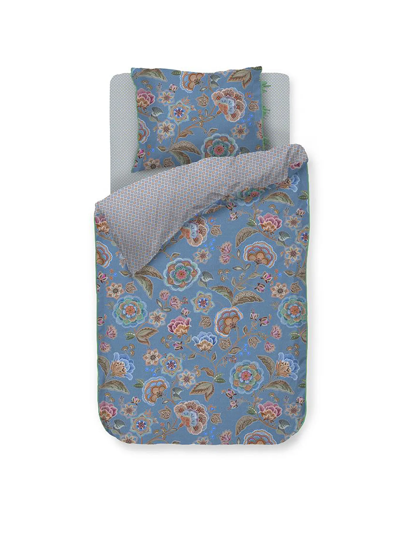 PIP STUDIO | Perkal Bettwäsche MATATA 70x90cm / 140x200cm Blau | 